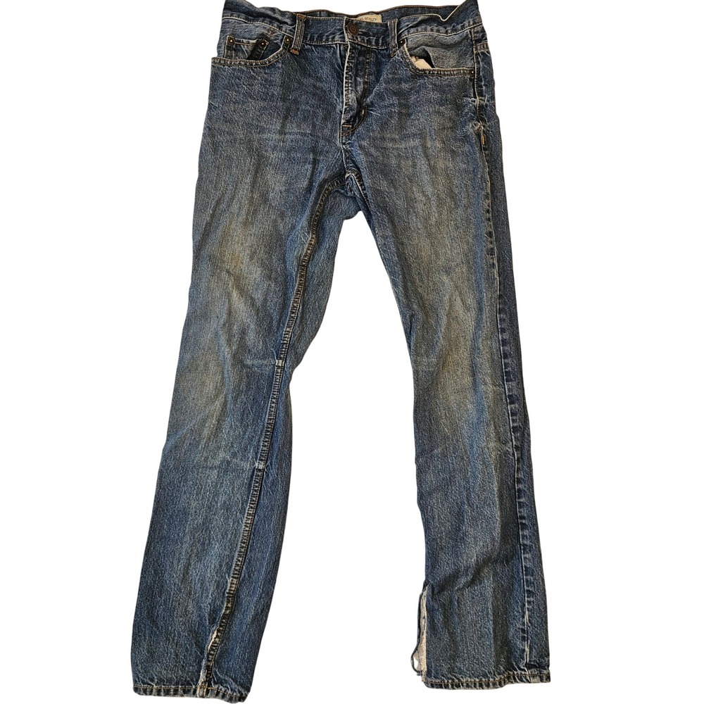 Aeropostale Essex Straight Leg Jeans Mens 30x32 Medium Wash Blue Denim Cotton